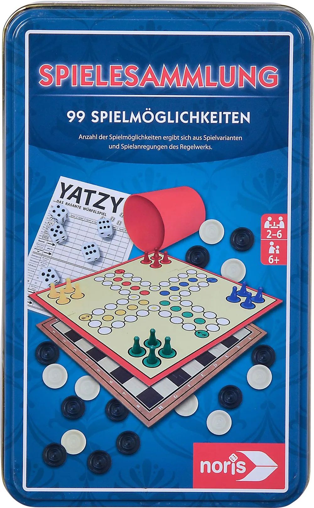 Simba Dickie 99iger-Spielesammlung in Metallbox