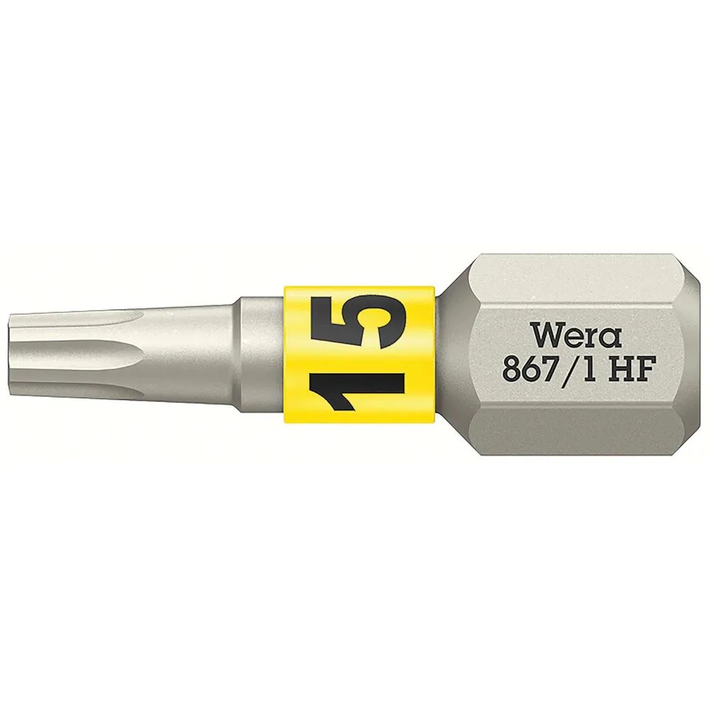 WERA Bit-Einsatz 867/1 HF 1/4 sechskant TX 15/25 mm Torx®
