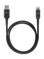 DEQSTER Ladekabel Lightning auf USB-A - 1m - Schwarz - MFI zertifiziert (EDU Verpackung) - 1 m - Lightning - USB A - Männlich - Männlich - Schwarz