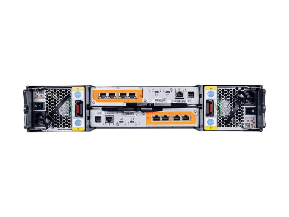 HPE Modular Smart Array 2070 LFF 2x32Gb FC 4-port Controller Storage Array - Festplatten-Array - 0 TB - 12 Schächte (SAS-3)
