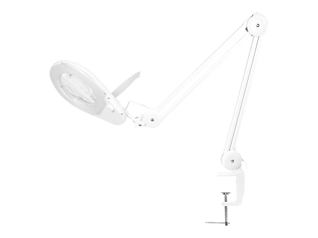 LogiLink Tisch-Lupenleuchte - LED - Klemmbefestigung