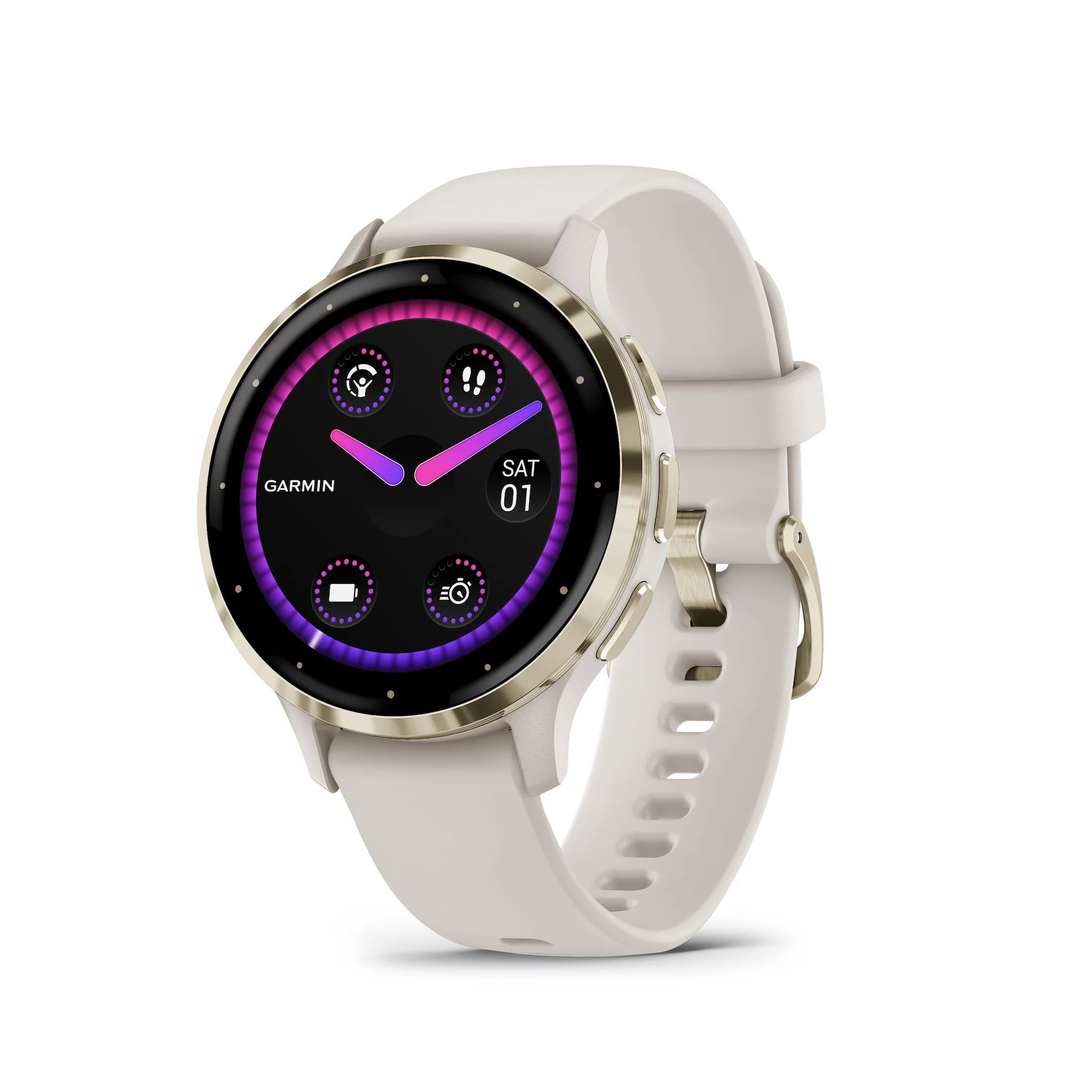 Garmin VENU 3S, Elfenbein/Softgold