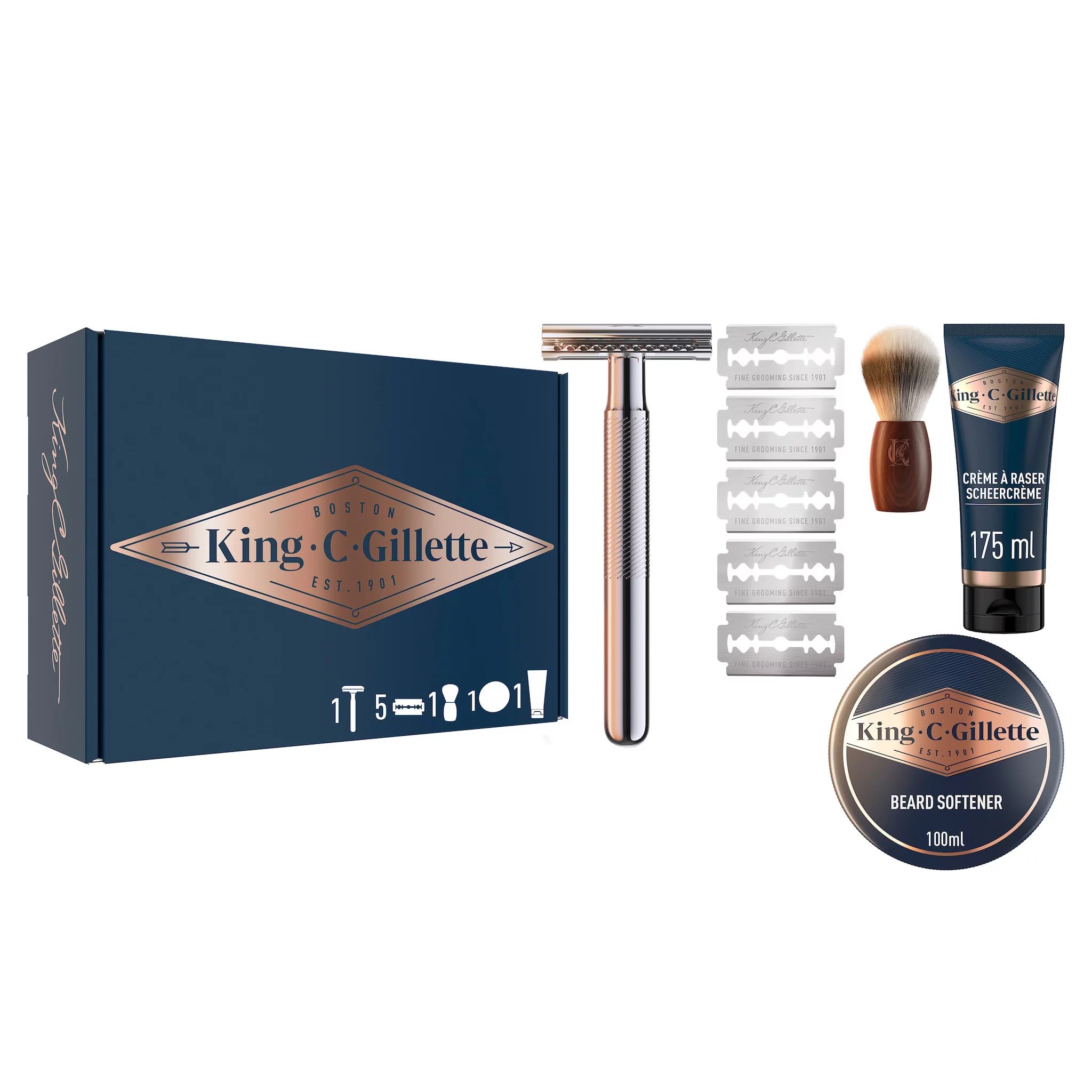 King C. Gillette Premium Bartpflege Geschenkset