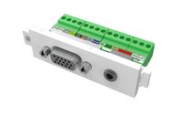 Vision TechConnect 3 VGA+3.5mm module - Modulares Faceplate-Snap-In