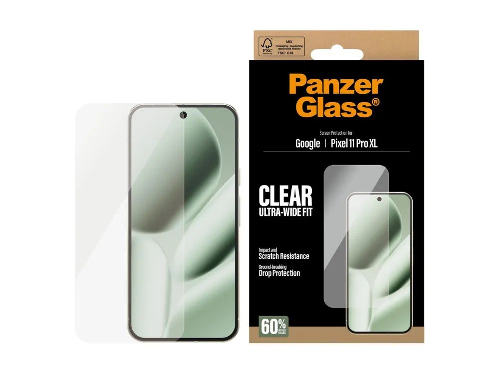 PanzerGlass Bildschirmschutz für Handy - ultrabreite Passform PG59218
