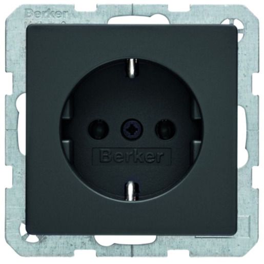 Berker SCHUKOSTD. SCHWARZ MATT / BERKER 47436085 Q.X 47436085