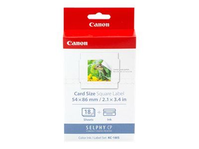 Canon KC-18IS - Farbbandkassetten- und Papier-Kit