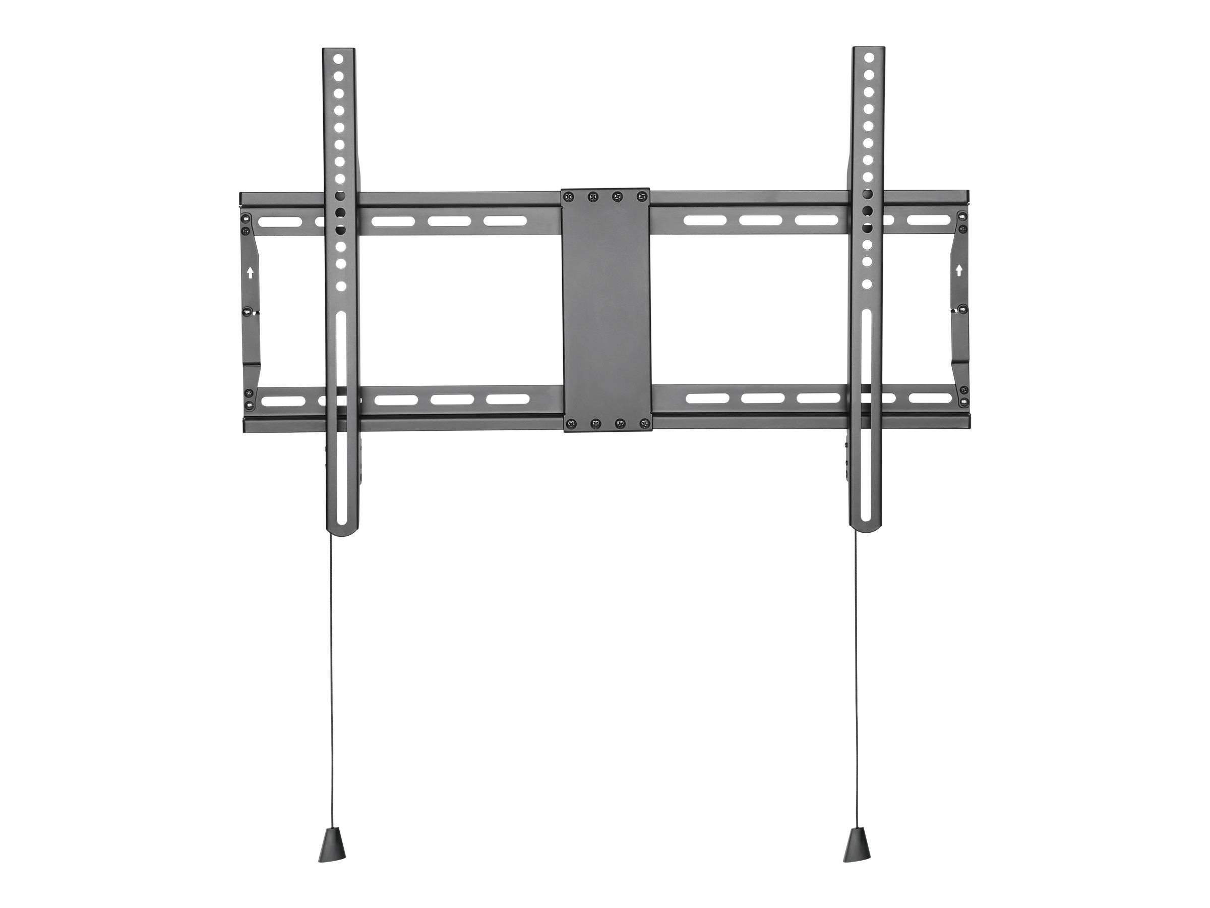 Vision VFM-W6X4V/2 - Befestigungskit (Wandmontage) - nicht kippbar - für Flachbildschirm - verriegelbar - kaltgewalzter Stahl - Schwarz - Bildschirmgröße: 94-177.8 cm (37"-70")