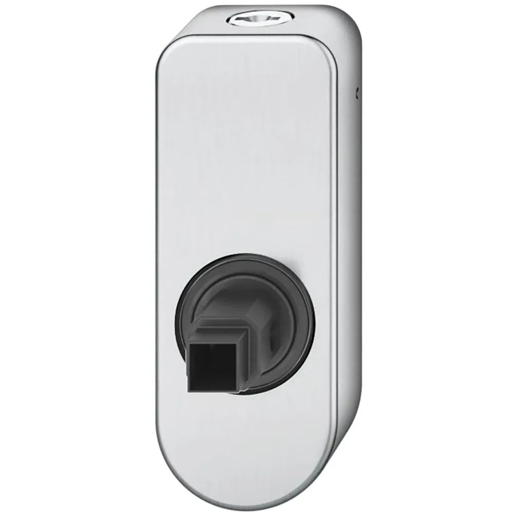 FSB Fenstergriff Adapter-Rosette oval abschließbar, Edelstahl matt