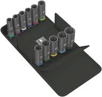 Wera 05004841001 - Steckschlüsselsatz - Schwarz - 11 Kopf/Köpfe - 1/2 Zoll - Metrisch - 13,14,15,16,17,18,19,21,22,24,27 mm