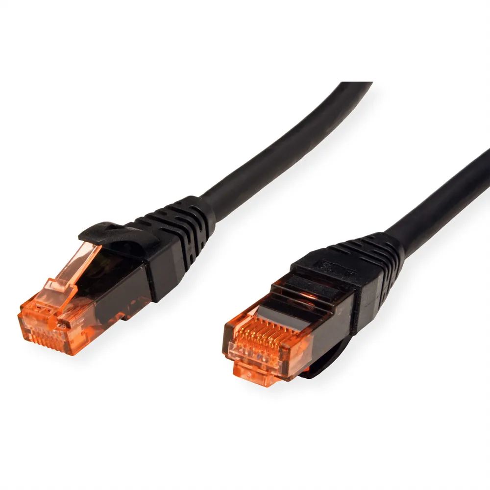 ROLINE Patchkabel Cat.6 UTP, Component Level, LSOH, schwarz, 1,5 m