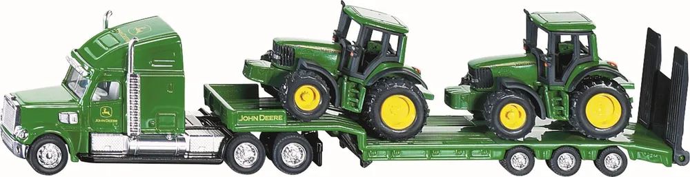 Sieper GmbH SIKU Tieflader mit John Deere Traktoren