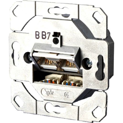 Metz Connect DATENDOSE LSA C6A 2FACH UP0 / METZ 130C381200-I O.ABD. 130C381200-I