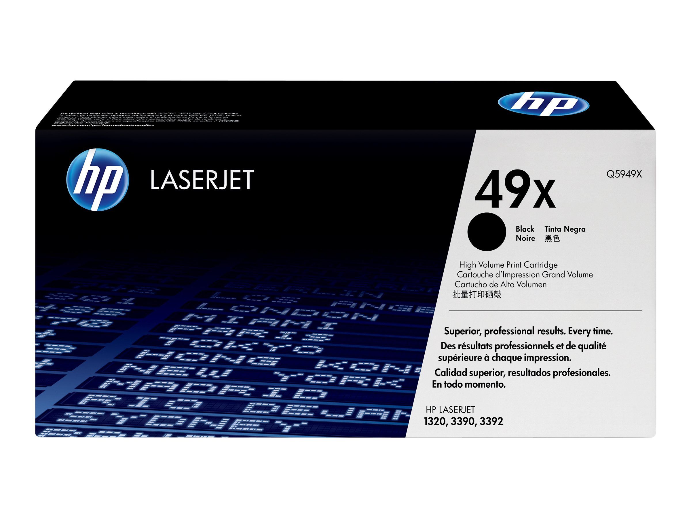 HP 49X Schwarz Original LaserJet Tonerkartusche mit hoher Reichweite - 6000 Seiten - Schwarz - 1 Stü