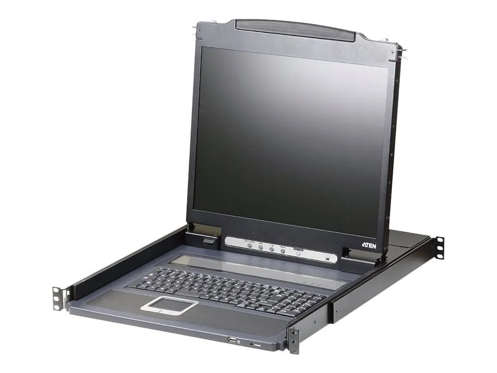 ATEN Slideaway CL3000N - KVM-Konsole mit KVM-Switch - 16 Anschlüsse - PS/2, USB - 48.3 cm (19")