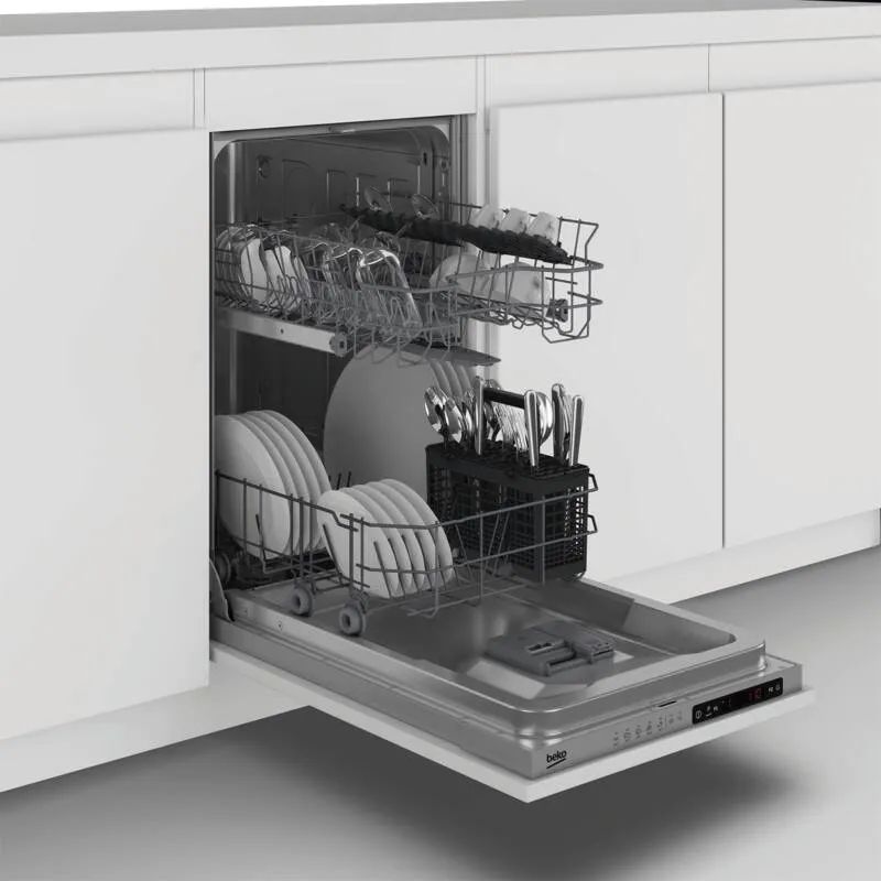 Beko DIS35023E Einbaugeschirrspüler Vollintegrierbar, 45cm - 10 MG