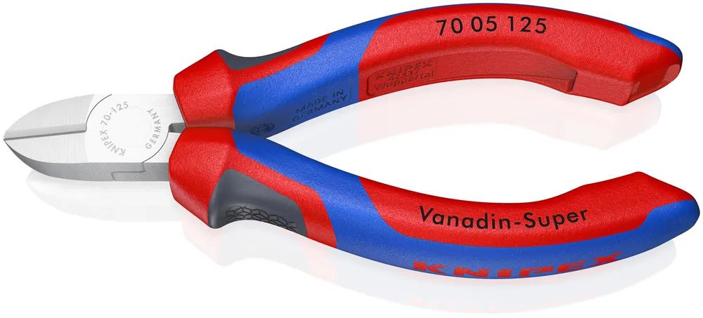 KNIPEX Seitenschneider mit Comfort-Griffen verchromt 125 mm