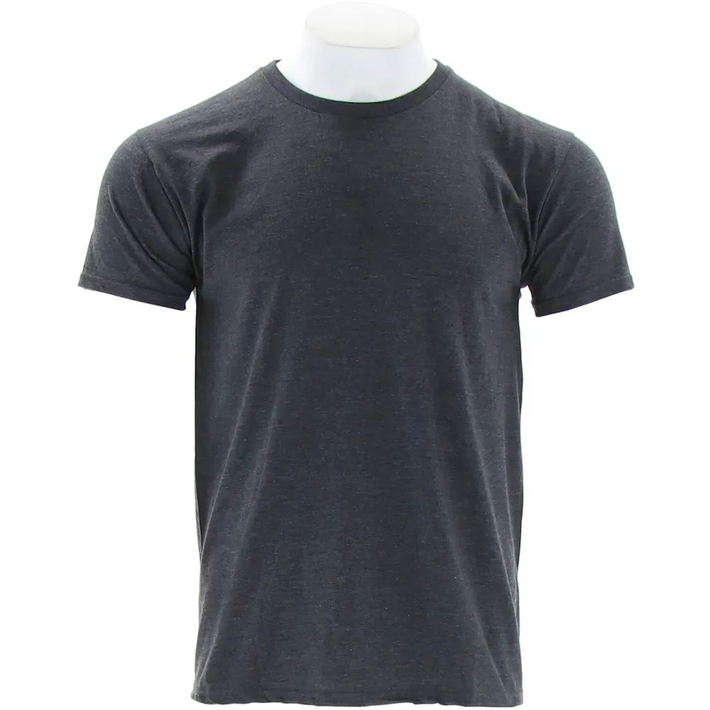 FRUIT OF THE LOOM T-Shirt Iconic T Type F130 dunkelgrau/meliert S