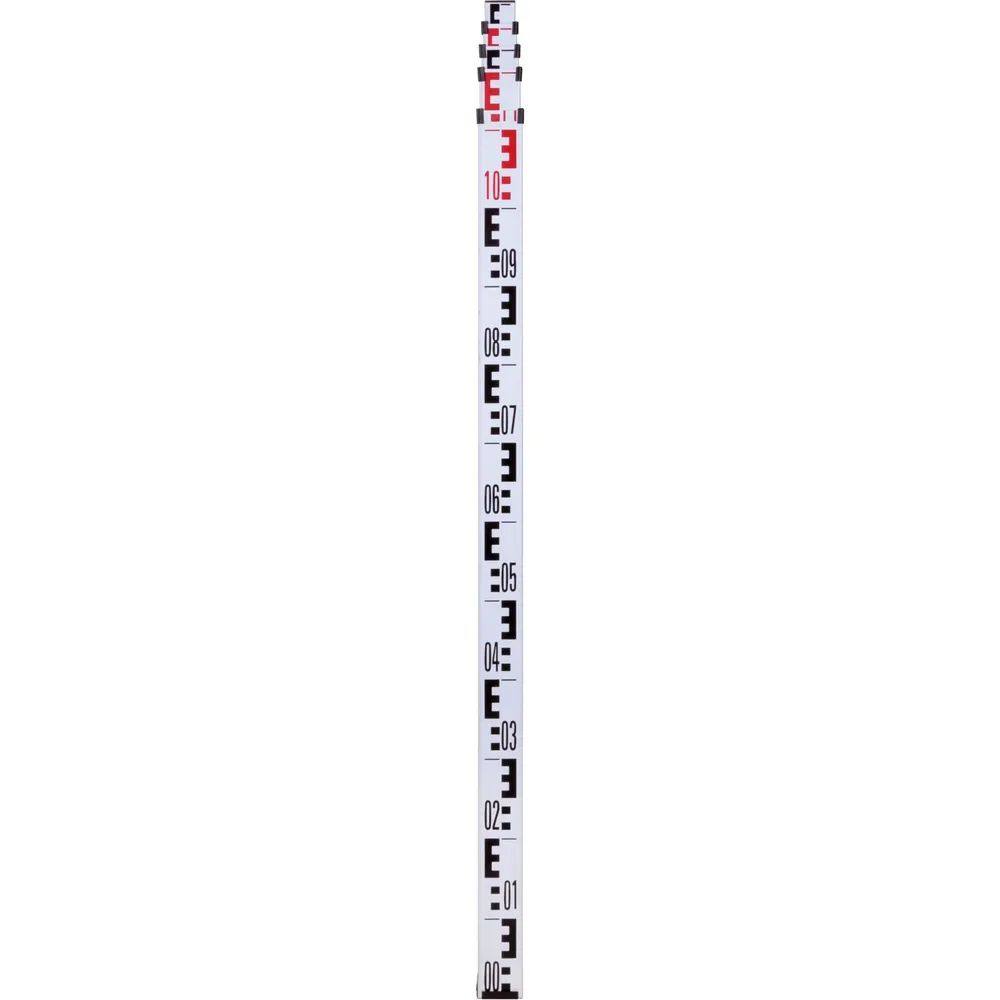NEDO Teleskop-Nivellierlatte Standard Line m. Anstecklibelle ausziehbar bis 5 m