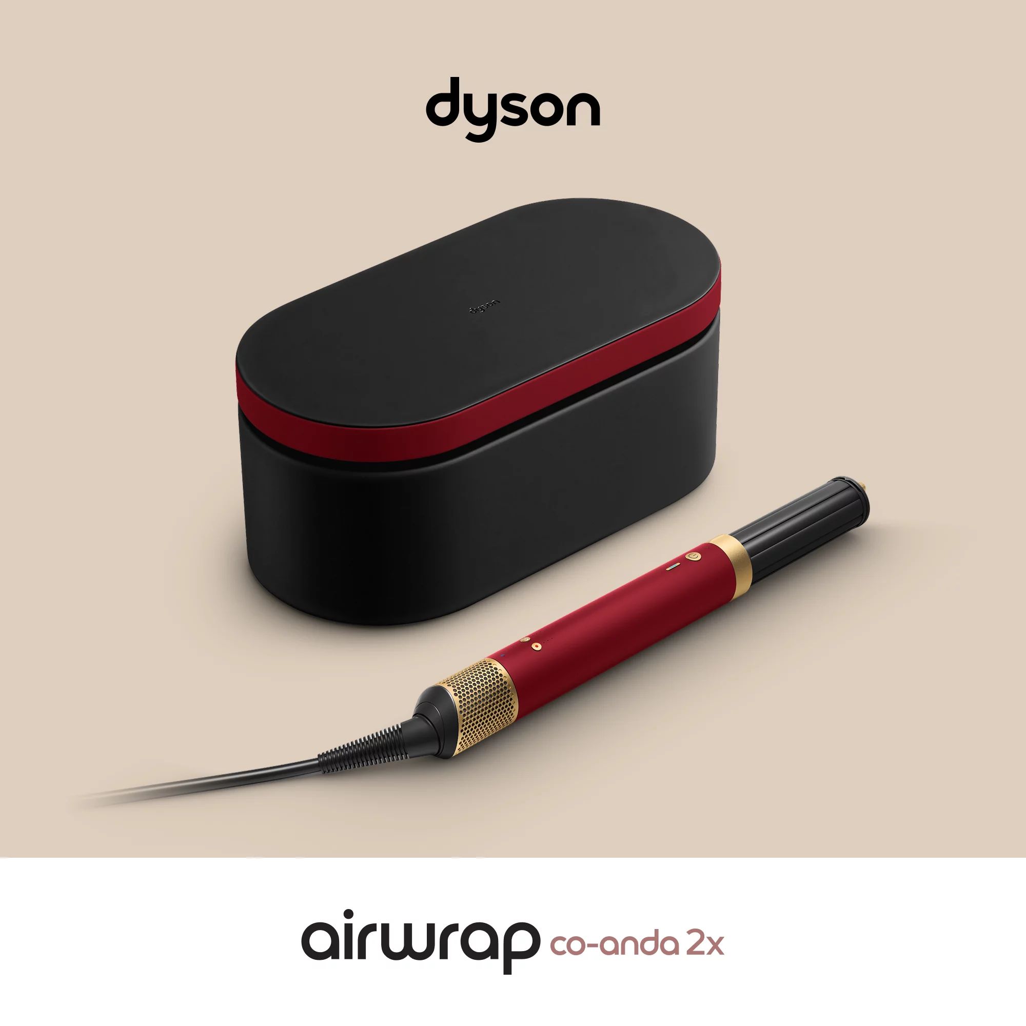 Dyson Airwrap Co-anda2x, Samtrot/Gold