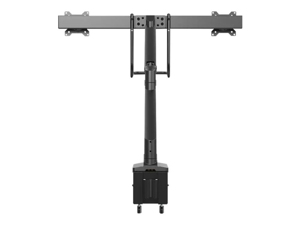 StarTech.com ARMSLMBARDUO Monitorhalterung (dual Monitor, Synchronisierte Höhenverstellung, Tischklemme, VESA)