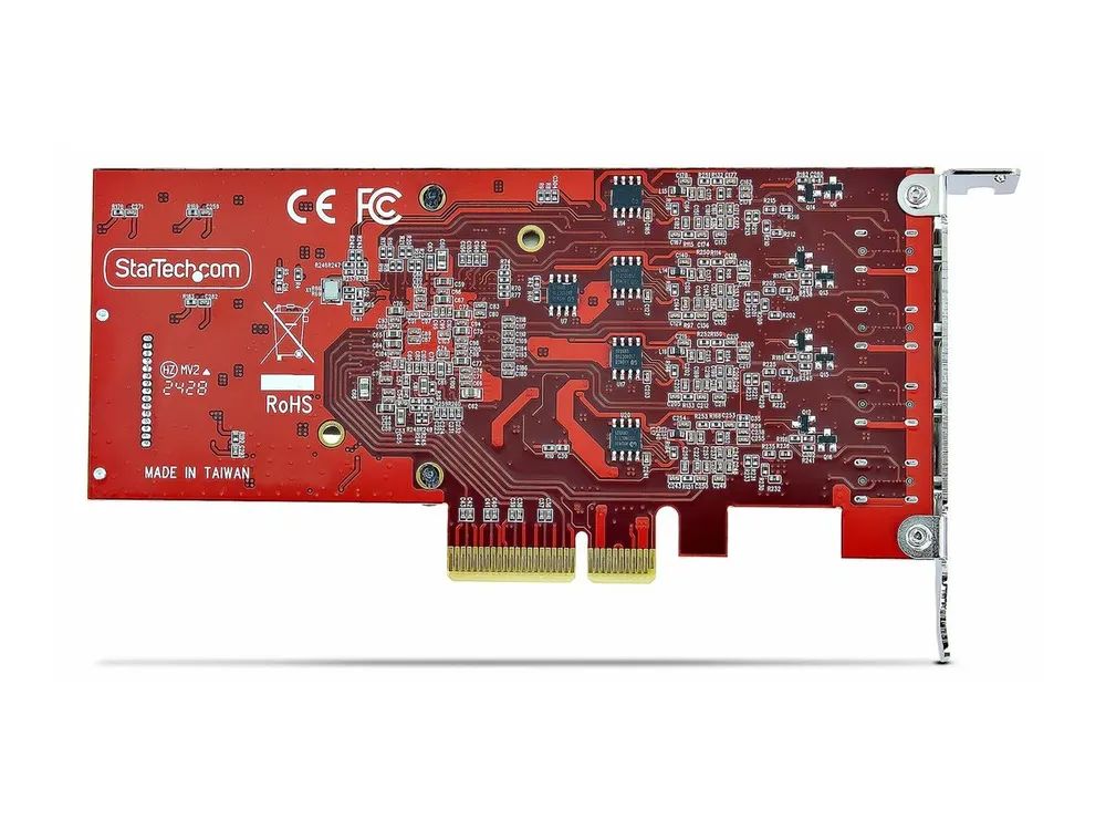 StarTech.com 4-Port USB Type-C PCIe Card, USB-C 10Gb, 4x Controllers, TAA