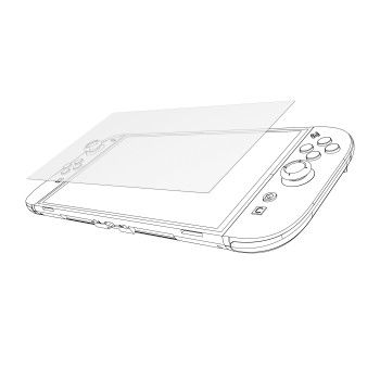 uRage Schutzglas für Nintendo Switch 2, 2 Stück