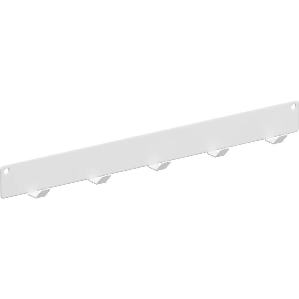 Vauth-Sagel VS ADD Hook Allzweckhakenleiste 5-fach 432 mm seitlich Weiß
