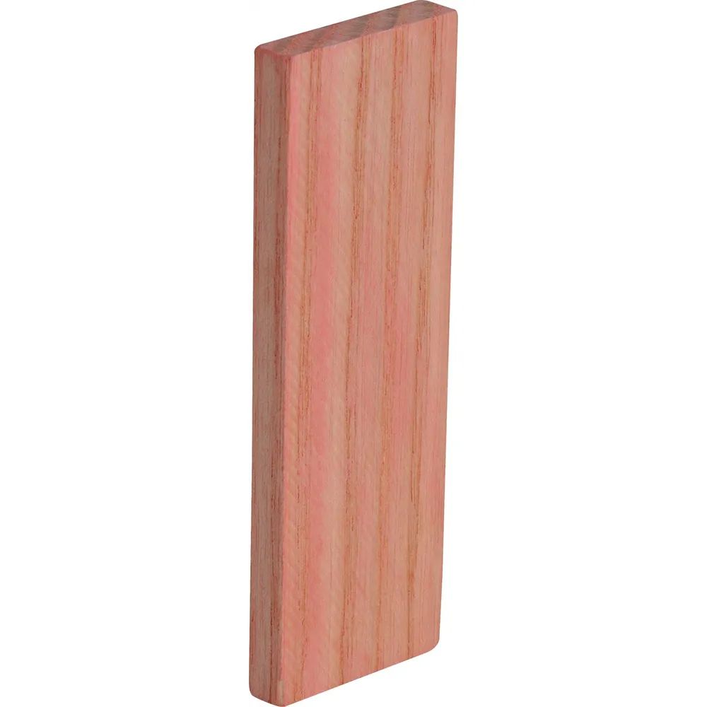 Egger Albert Holz-Distanz-Erzeugung Holzklotz Esche lackiert 80 x 26 x 6 rot