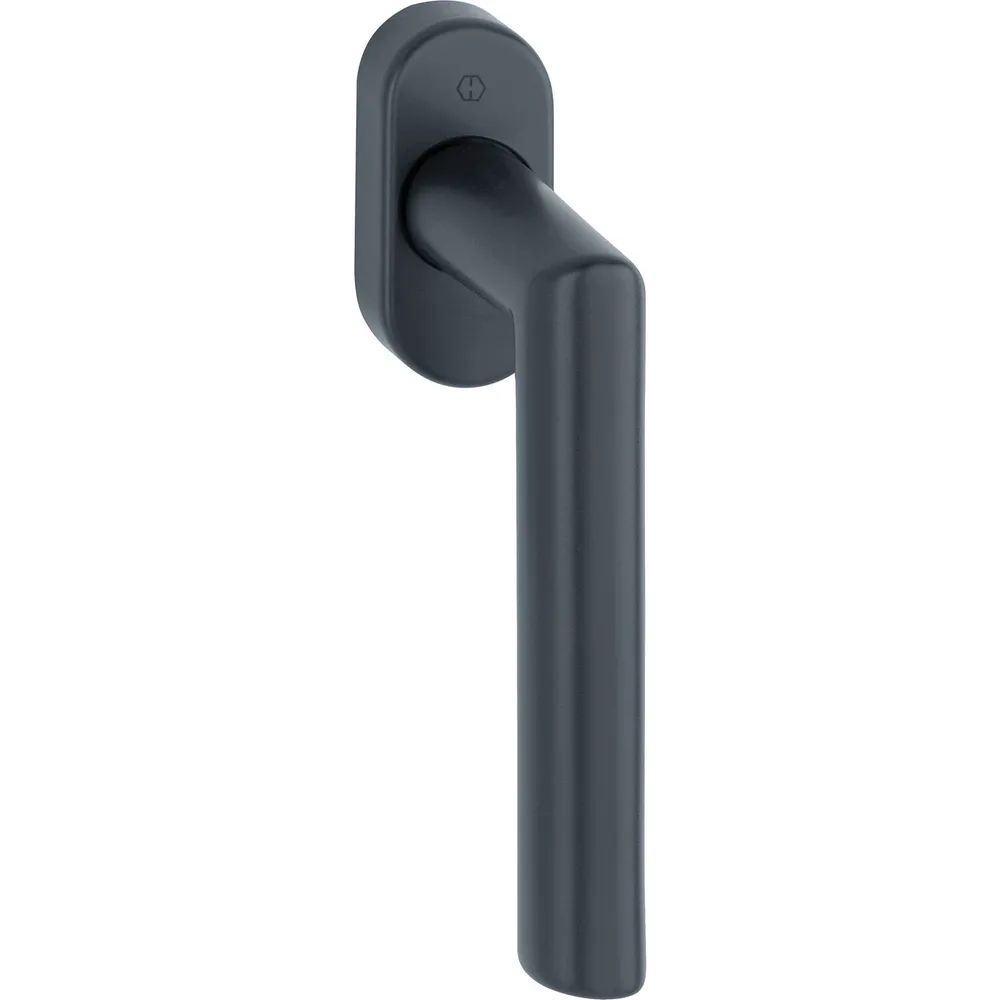HOPPE Fenstergriff AMSTERDAM, Vierkantstift 7 x 37 mm, Edelstahl schwarz matt
