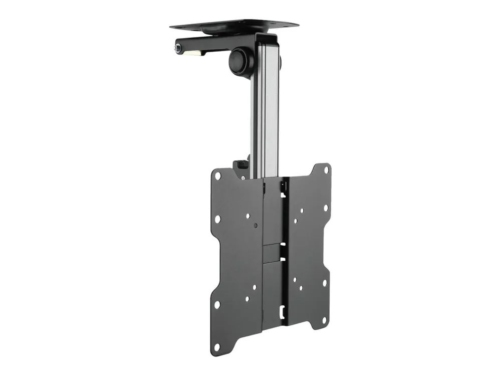 Techly Befestigungskit (Deckenhalterung) - für LCD TV - Stahl - Silber, Schwarz - Bildschirmgröße: 43.2-94 cm (17"-37")