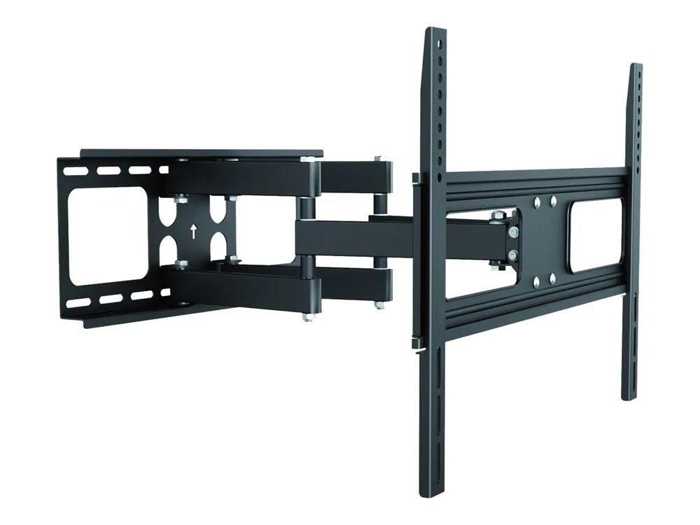 VALUE Befestigungskit (Wandmontage) - Neigen und drehen - für Flachbildschirm - Stahl - Schwarz - Bildschirmgröße: 94-177.8 cm (37"-70")