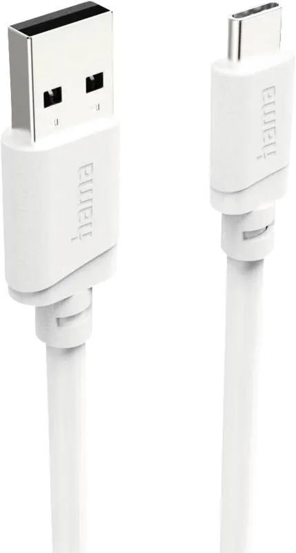 Hama Ladekabel, USB-A - USB-C, 2 m, Weiß