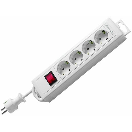 REV TISCHVERT.4F.M.KABEL+SCHALT. / SUPRALINE 4FACH WS 0014412113(00144101)