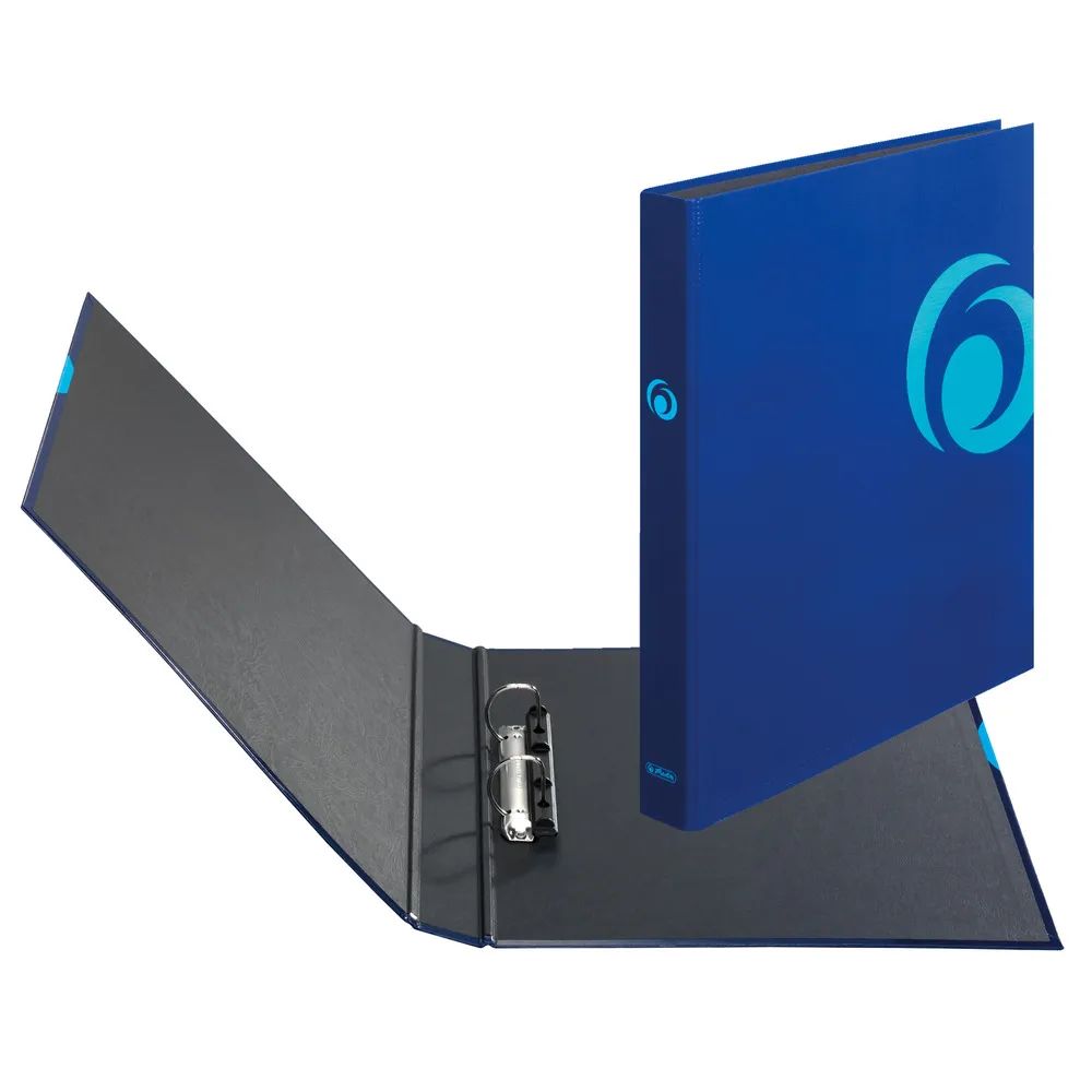 herlitz Ringbuch maX.file, 2-Ring, A4, blau, 25 mm