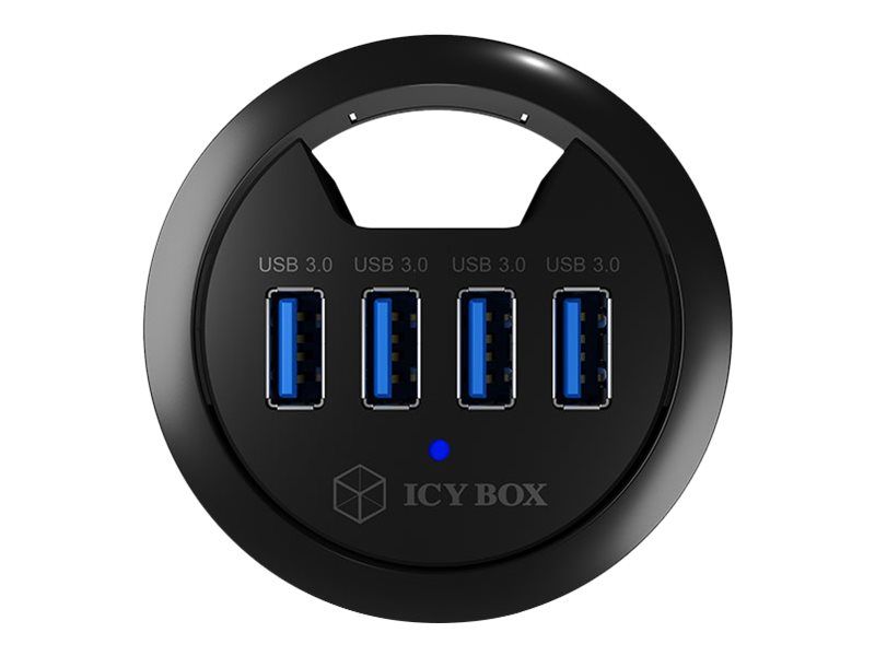ICY BOX IB-HUB1403 - Hub - 4 x SuperSpeed USB 3.0