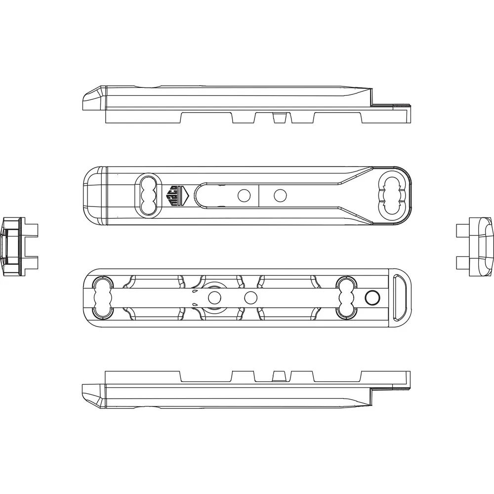 MACO Zweitscheregehäuse für PVC, KBE AD, silber (54641)