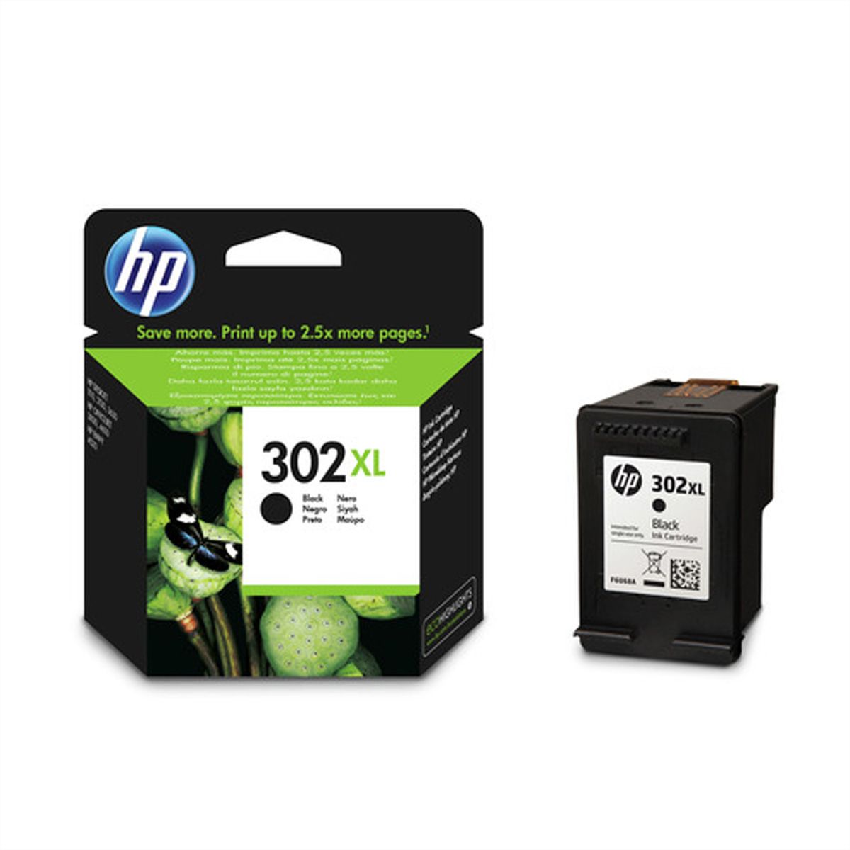 HP 302XL - Hohe Ergiebigkeit - Schwarz - Original