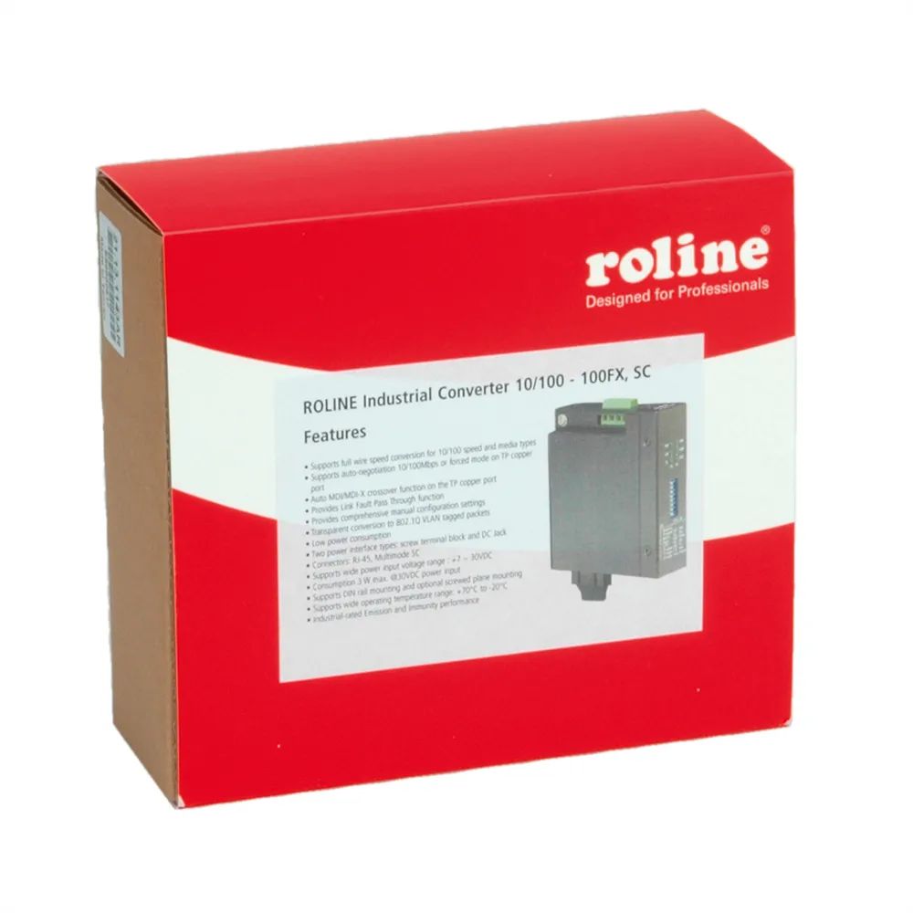 ROLINE Industrie Konverter RJ-45, SC