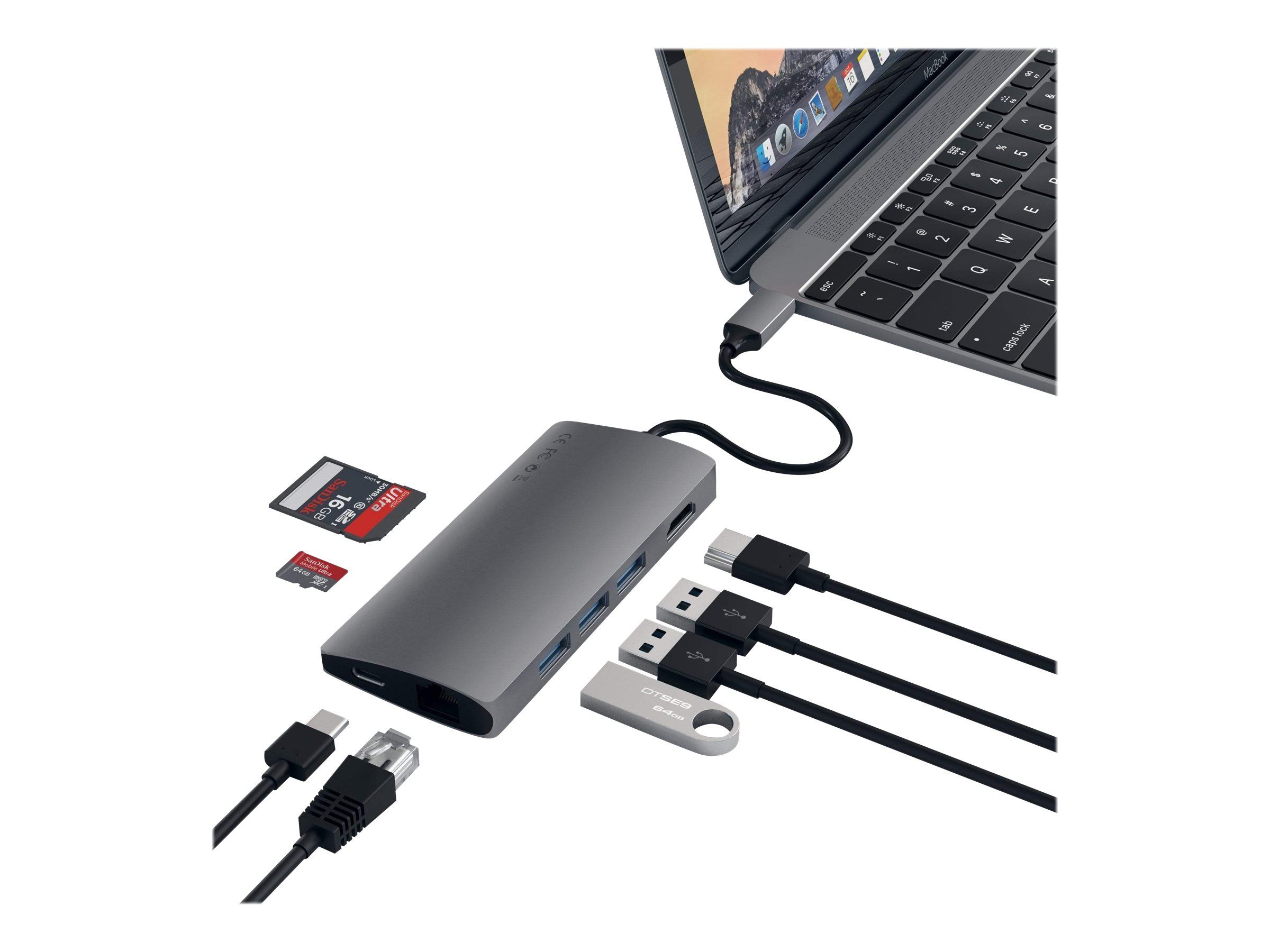 Satechi Aluminum Multi-Port Adapter V2 - Dockingstation