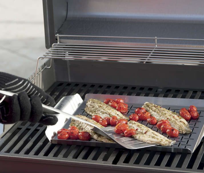 Weber Deluxe Grillpfanne, Edelstahl
