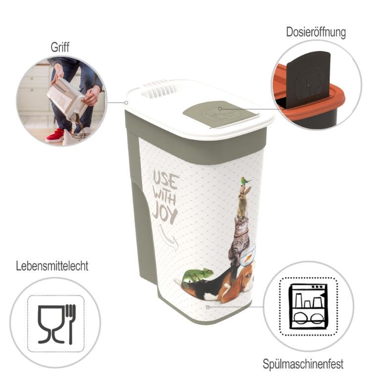 Rotho Flo Tierfutter Schüttdose 4.1 l