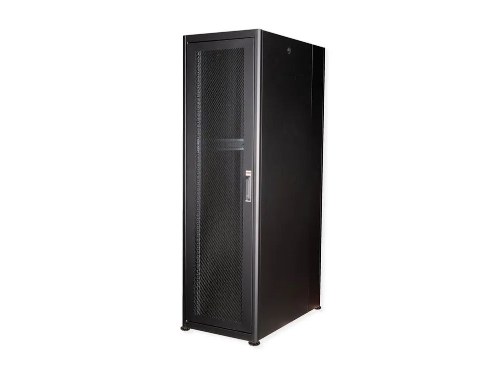 ROLINE Basic - Schrank Netzwerkschrank - perforierte Tür, 600x1000 BxT - RAL 9005, Jet Black - 42HE - 48.3 cm (19")