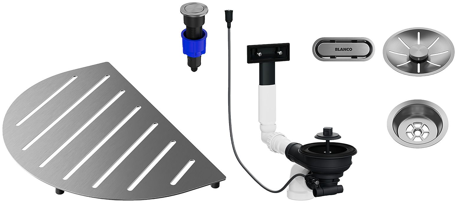 BLANCO BUNDLE OOVALON Components brushed stainless steel
