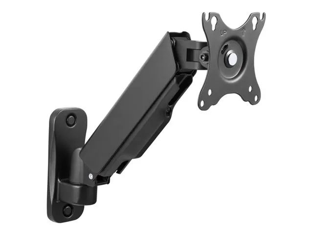 Equip Befestigungskit (Wandmontagehalterung, Schrauben) - Gasfeder - für LCD-Display / Curved LCD-Display - arm length 290 mm - Metall, Kunststoff, stainless steel - Schwarz - Bildschirmgröße: 43.2-81.3 cm (17"-32")