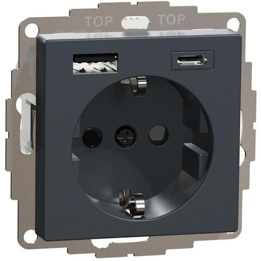 Merten SCHUKO-STD USB A+C 3A ANT SYSM / MERTEN MEG2367-0414