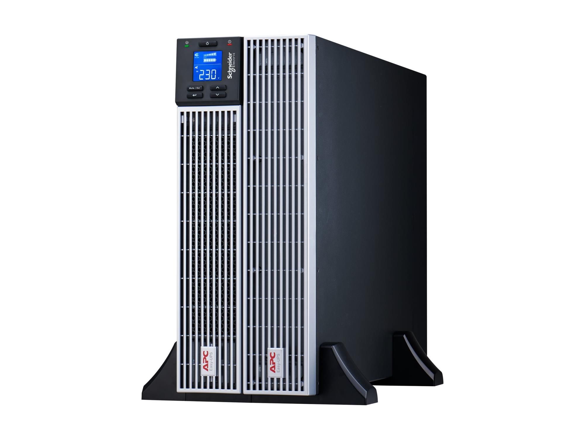 APC Easy UPS On-Line - USV (Rack - einbaufähig) - Wechselstrom 230 V - 2700 Watt - 3000 VA - Lithium-Ionen - RS-232, USB - Ausgangsanschlüsse: 7 - 4U - 48.3 cm (19")