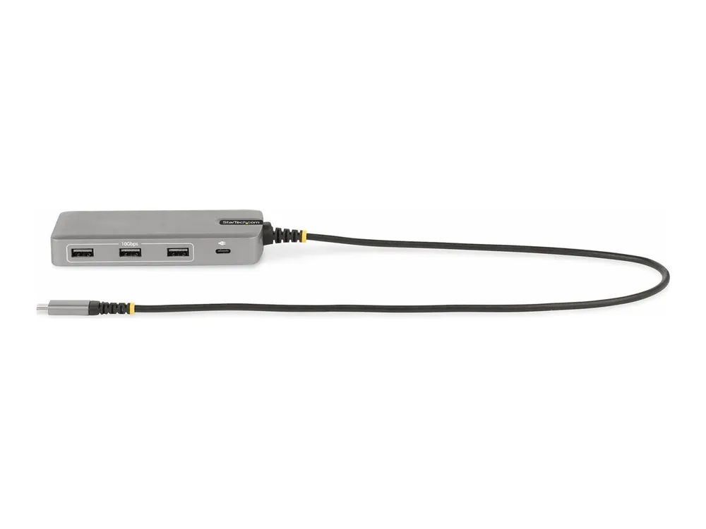 StarTech.com USB-C Triple-Monitor Multiport Adapter, Dual 4K 60Hz + 4k 30Hz HDMI & DisplayPort, 3-Port USB 10Gbps Hub, 100W Power Delivery Pass-Through, GbE, 2ft Cable, Mini Dock - Travel Laptop Docking Station (117B-USBC-MULTIPORT)