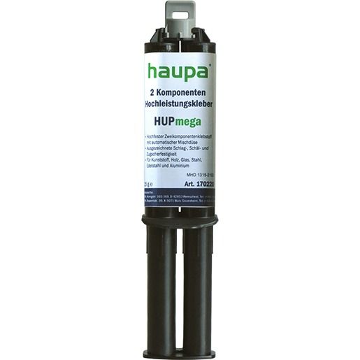 Haupa 2K HUPMEGA DOPPELSPRITZE 25G / HAUPA 170220 KRAFTKLEBER 170220