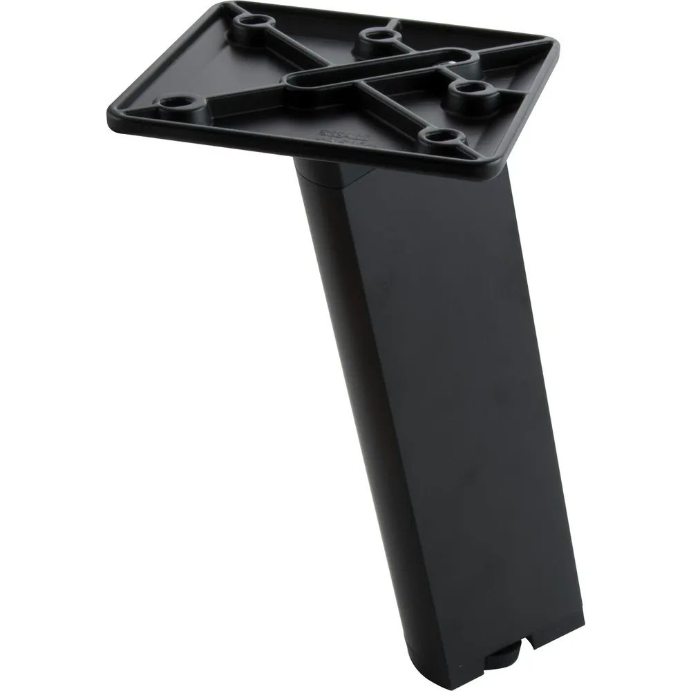 Alumis GmbH & Co. KG  ALUMIS Dekorfuß Stair 250 x 32 mm, Länge 250 mm, Aluminium, schwarz eloxiert